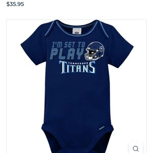 Gerber Navy Blue Titans Baby Bodysuit